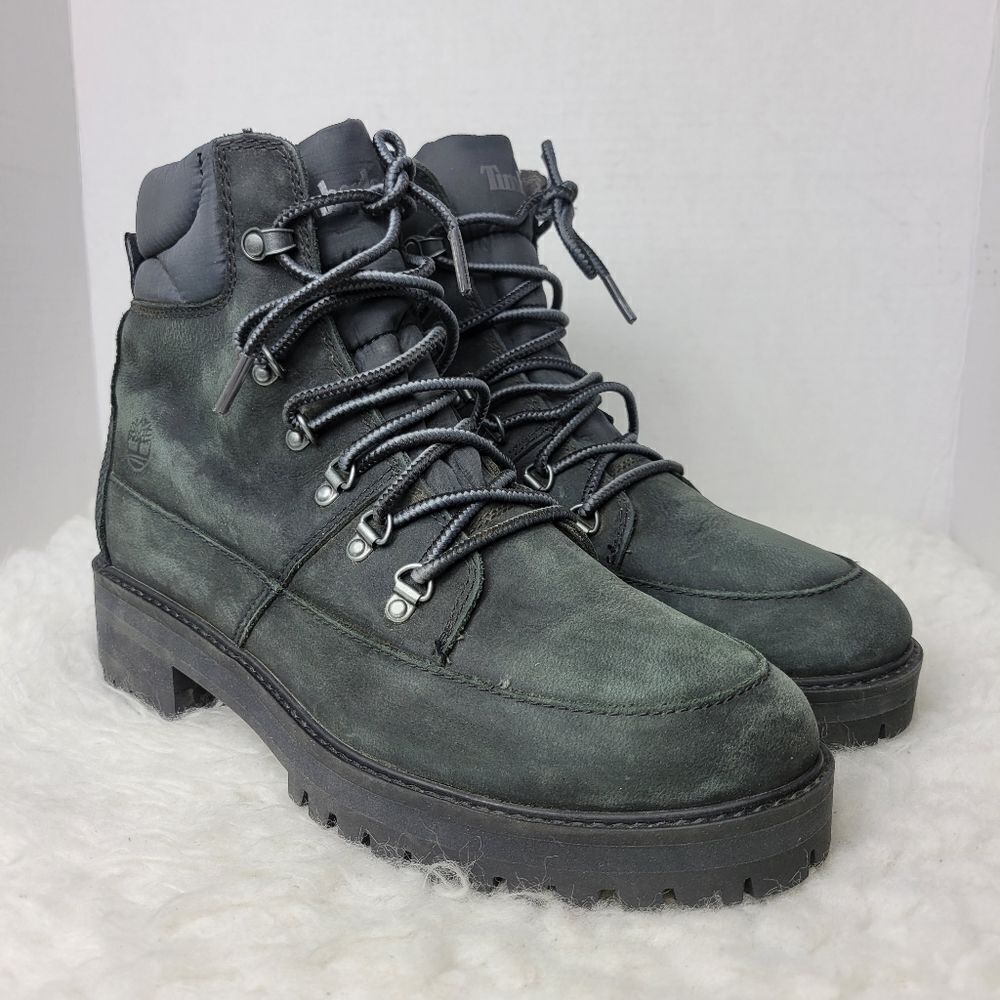 Timberland Courmayeur Valley Boots Womens Size 10 Black Waterproof Shoes